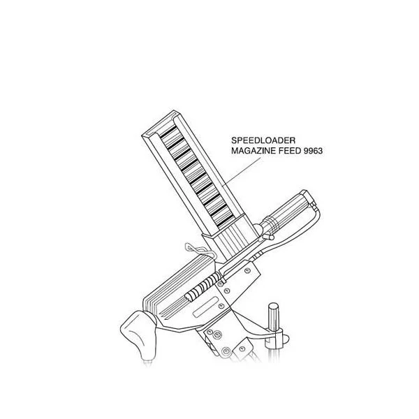 3M 9963 PG II Replacement Speedloader Magazine Feed