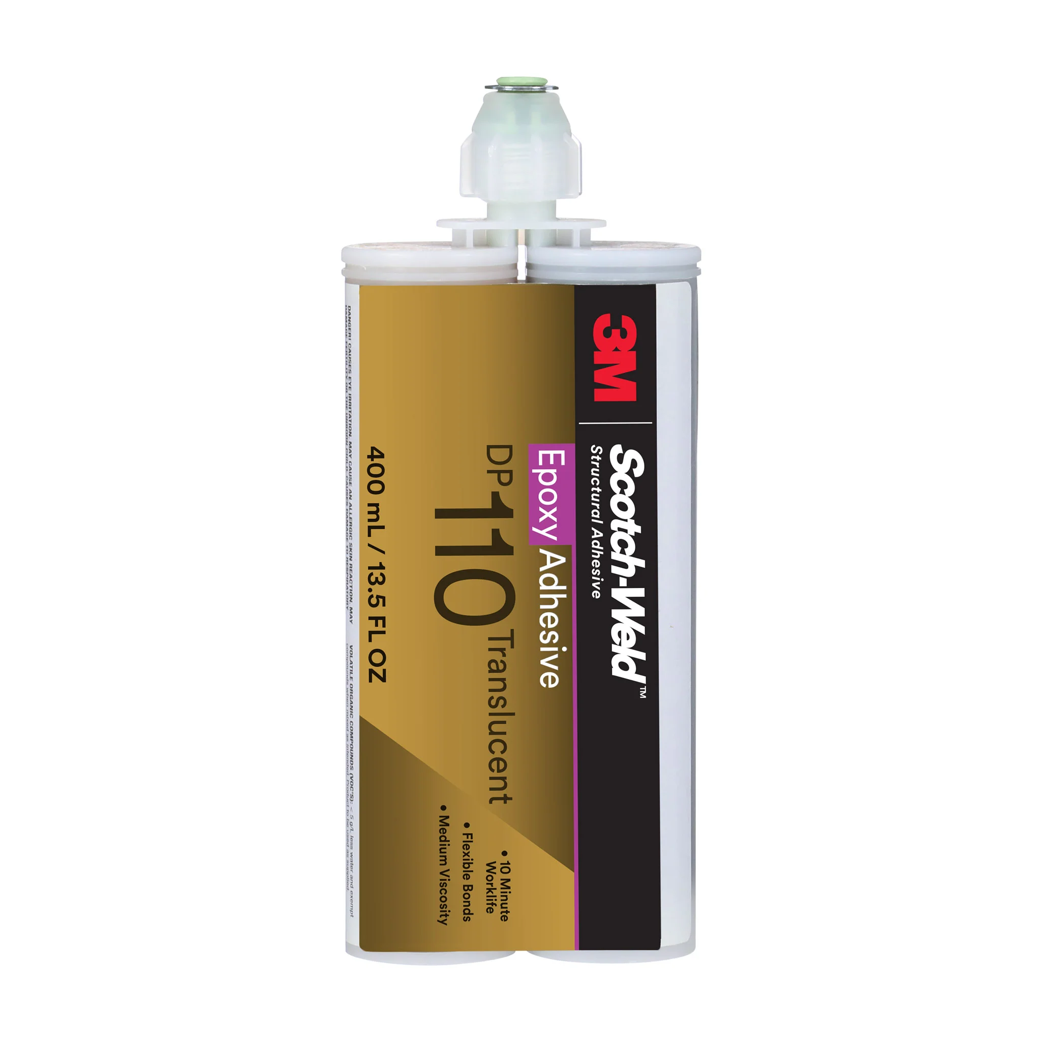 3M Scotch-Weld DP110 Flexible Translucent Epoxy for Metal and Plastic - Image 3