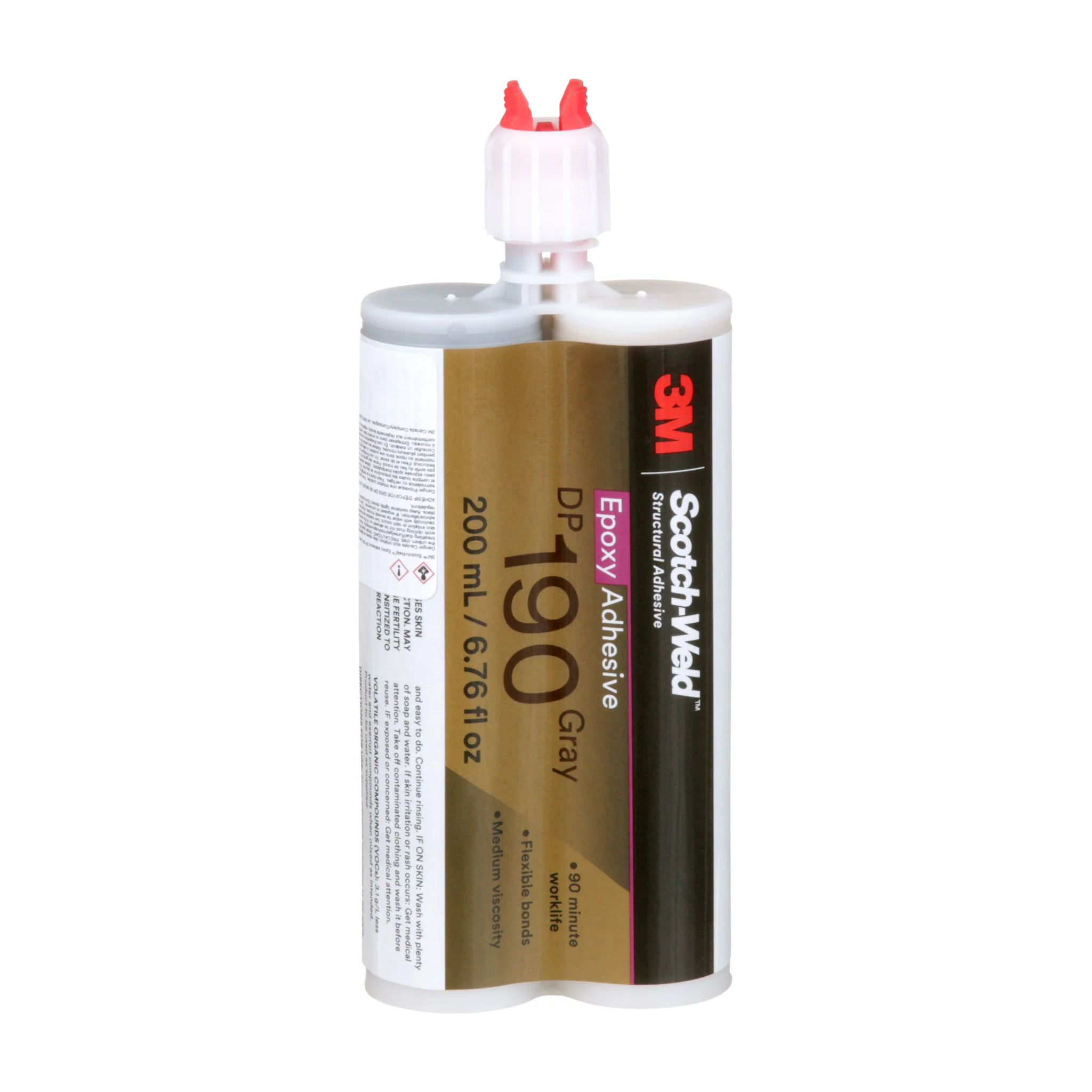 3M Scotch-Weld DP190 Gray Long 90 Minute Work Life Epoxy - Image 2