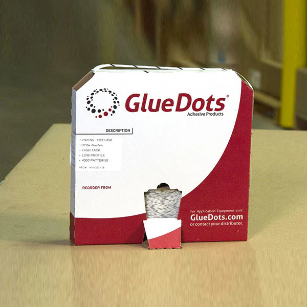Glue Dots XD32-402 | 1/2" High Tack Medium Profile