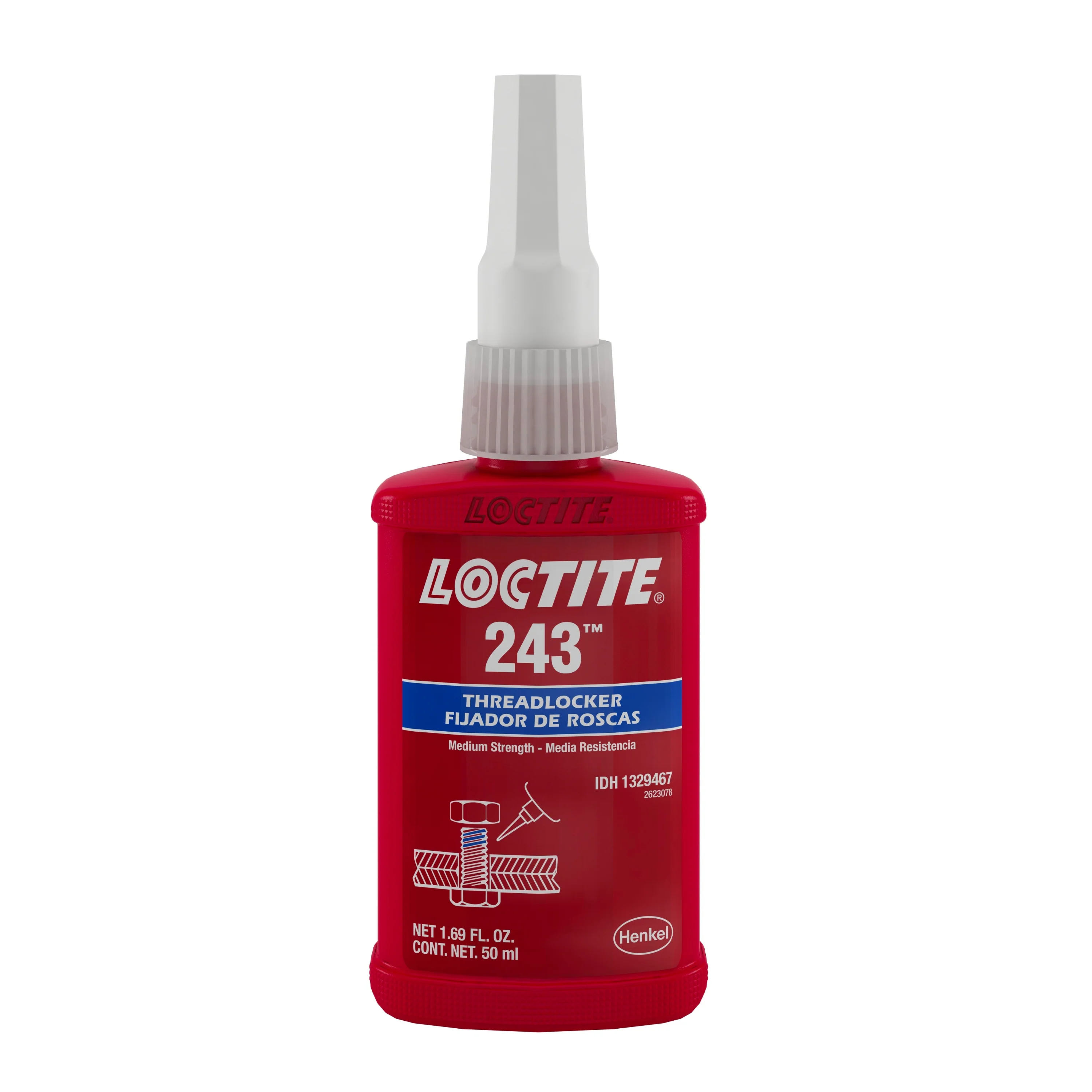 Loctite 243 Medium Strength Blue Threadlocker