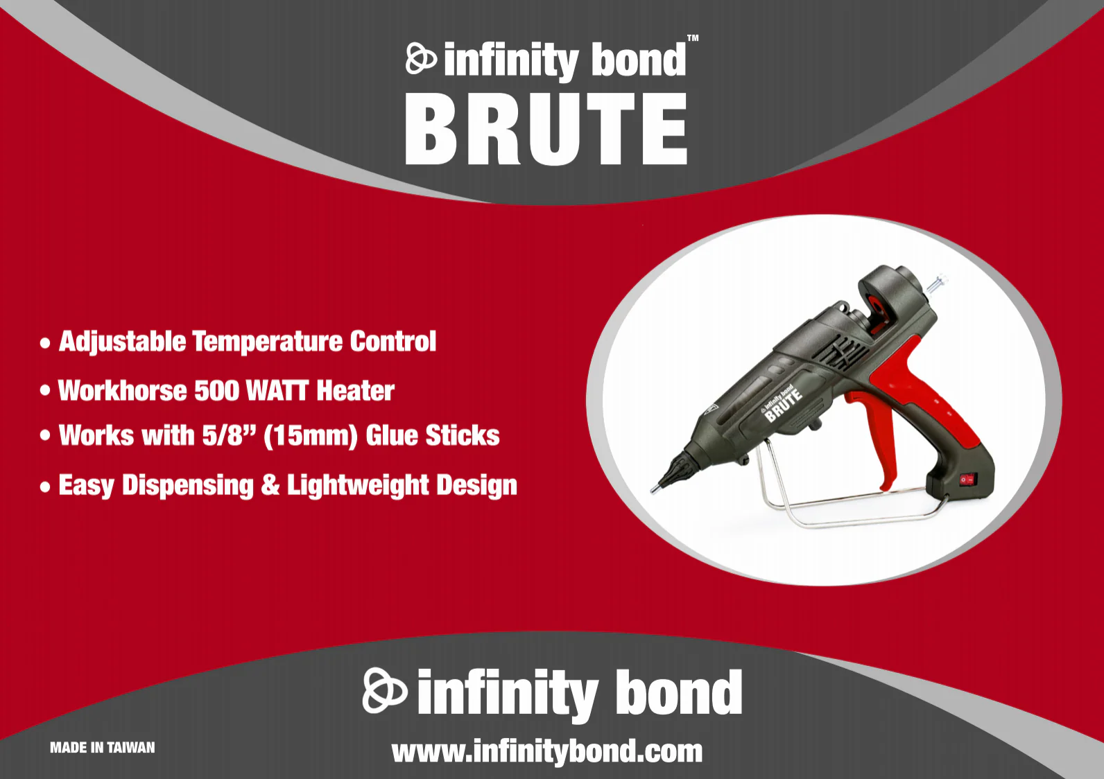 Infinity Bond Brute Heavy Duty Industrial Glue Gun - Image 9