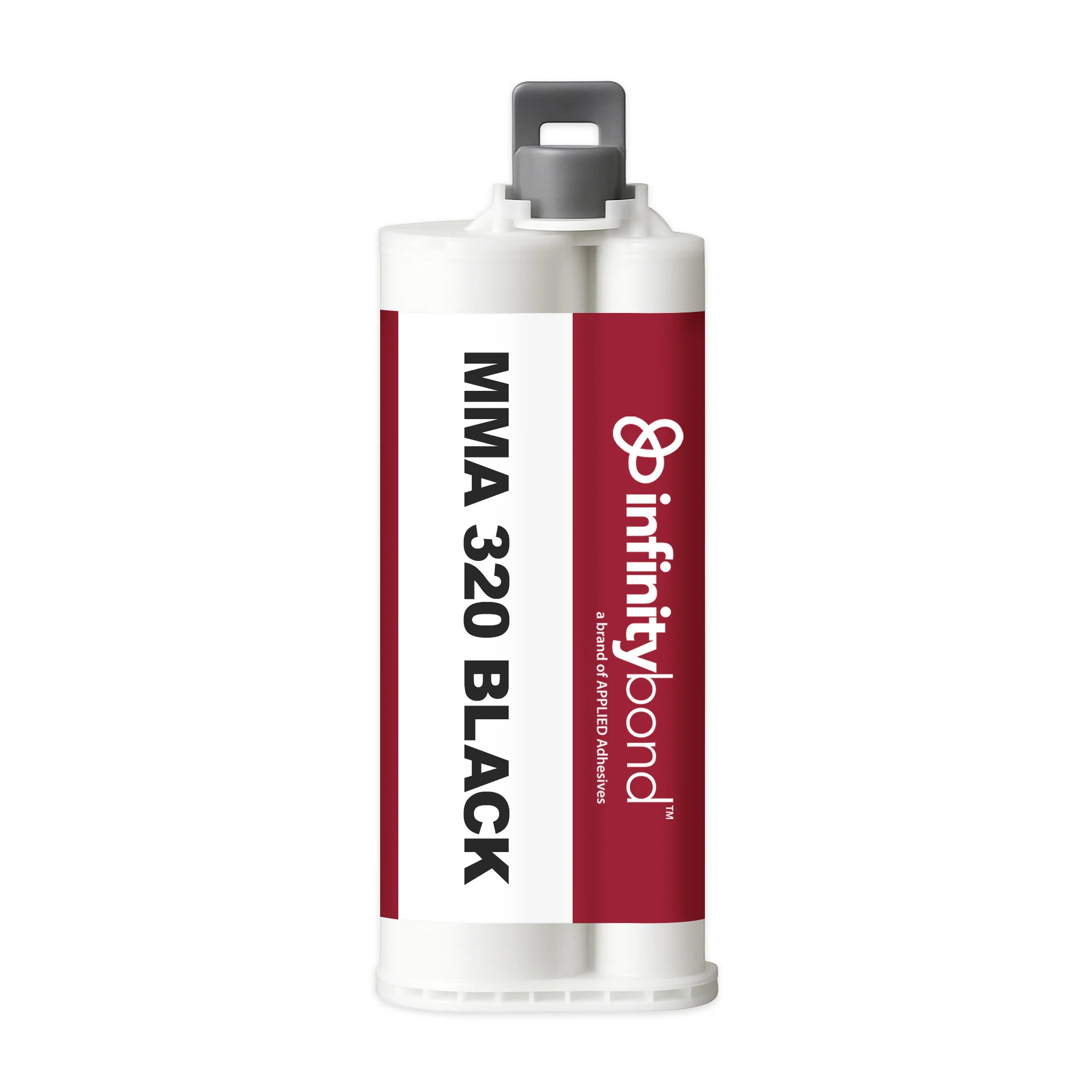 MMA 320 Black High-Flex Methacrylate Adhesive, 8–12 Minute Working Time