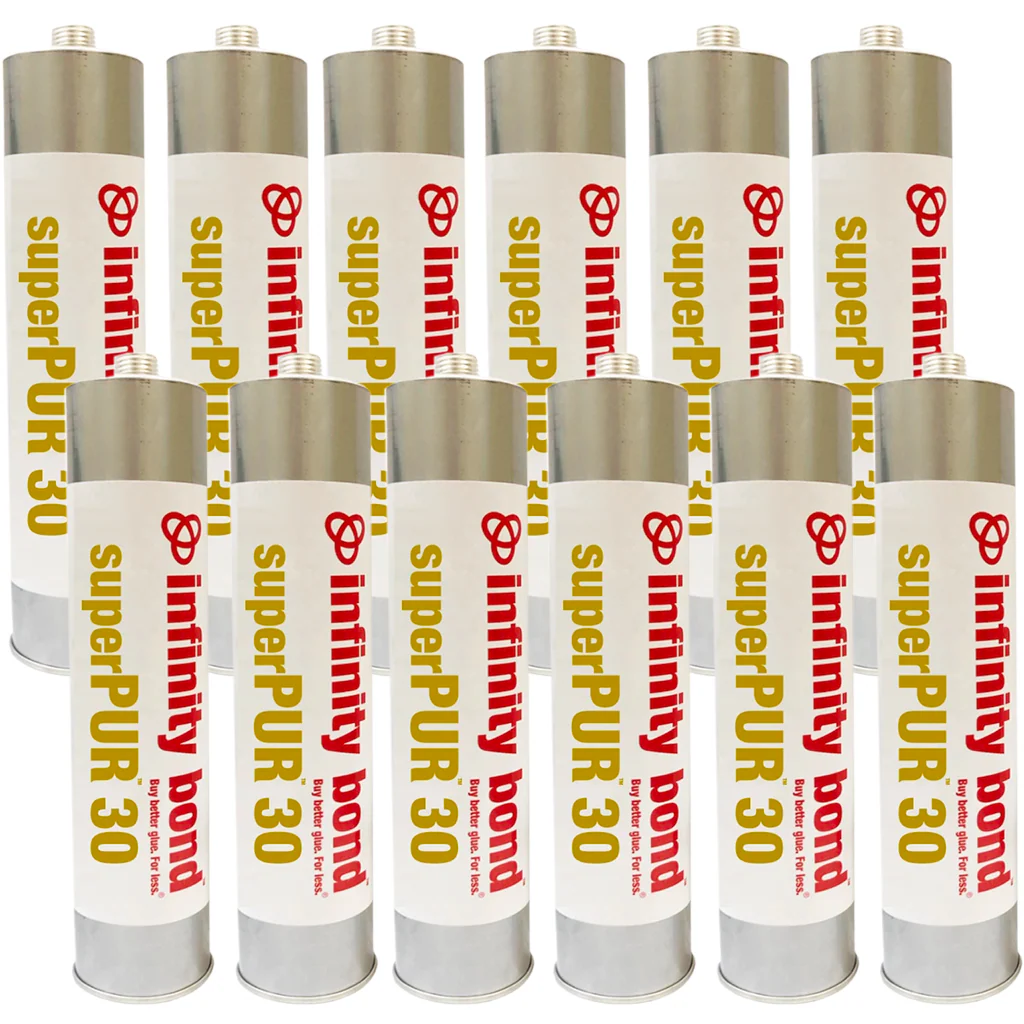 Infinity Bond superPUR 30 Polyurethane Hot Melt - 10 oz Cartridge with Nozzle - Image 3