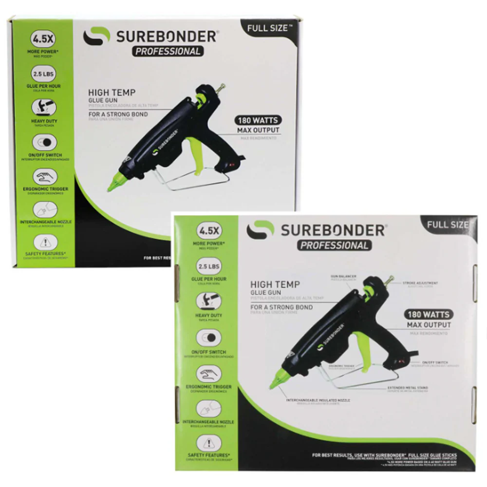 Surebonder PRO2-180 High Temperature Professional Hot Glue Gun - Image 3
